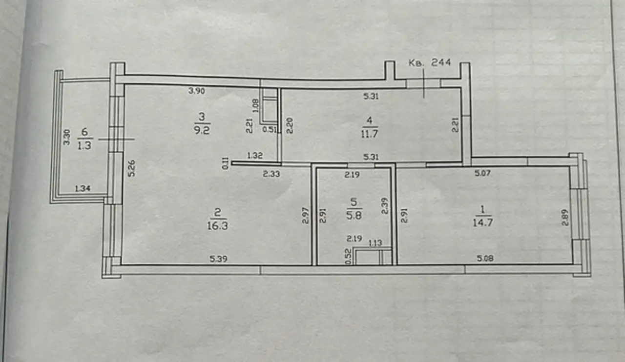 Квартира, 60,00 м², 7 эт., Козья слобода м., Короленко ул, 28кб, фотография 12
