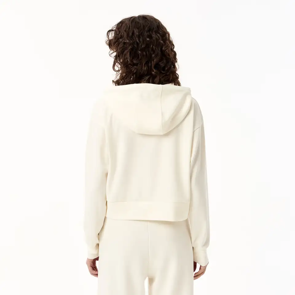 Женская короткая толстовка lacoste с капюшоном, фотография 2