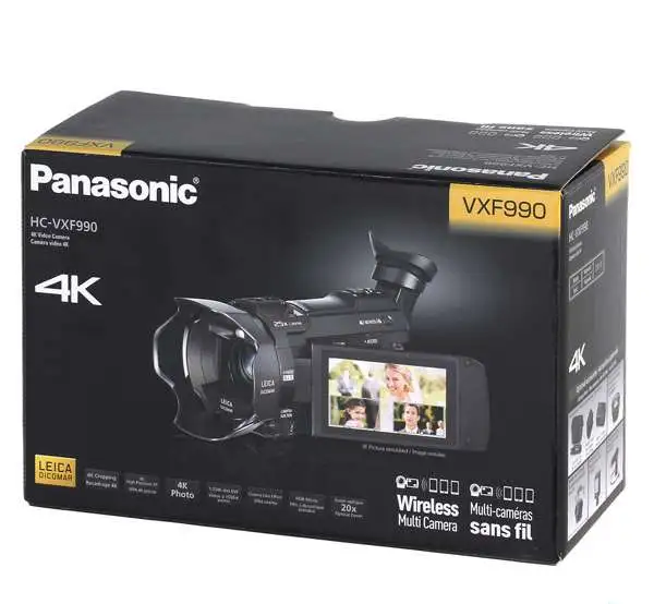 Видеокамера цифровая 4K Panasonic HC-VXF990EEK, фотография 1