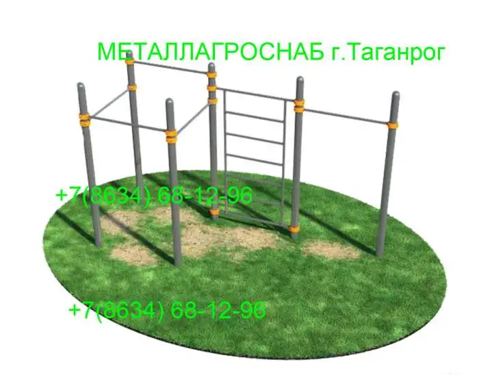 Спортивный комплекс воркаут (Workout) турник,шведская стенка,брусья - купить в Ростове-на-Дону, Краснодаре, Воронеже, фотография 1