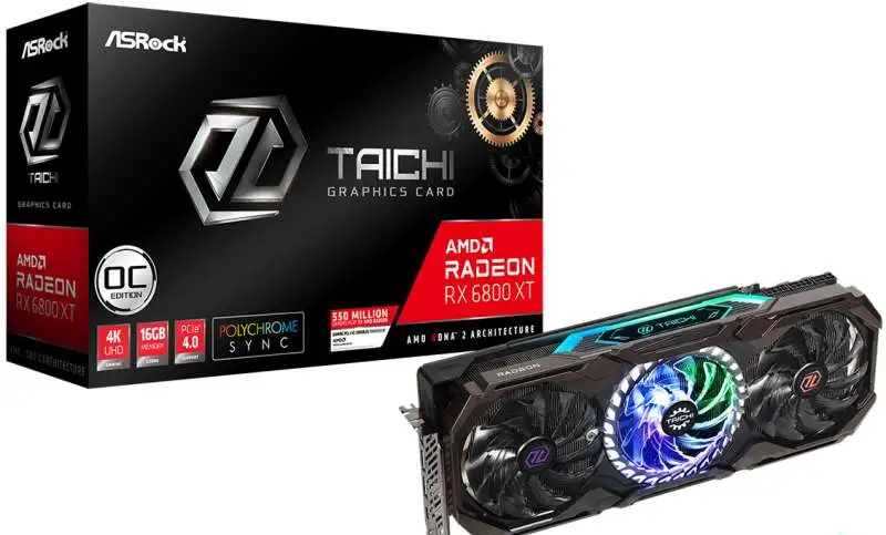 Видеокарта RX 6800 XT ASRock Taichi 16 Gb, фотография 1