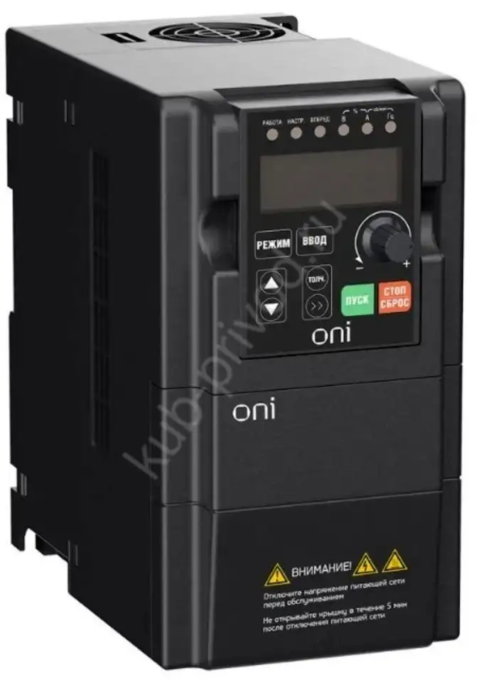 Преобразователь частоты a150 220в 1ф 0,4квт 3а oni, фотография 1