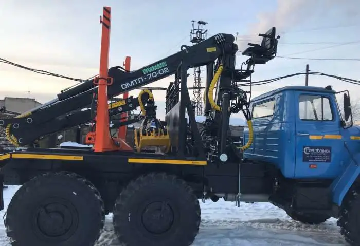 Лесовозы Урал ЯМЗ-236НЕ2, заводской капремонт 2022 с новыми КМУ  Лизинг, фотография 4