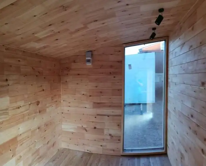 Готовая каркасная баня 2,35*6 м 