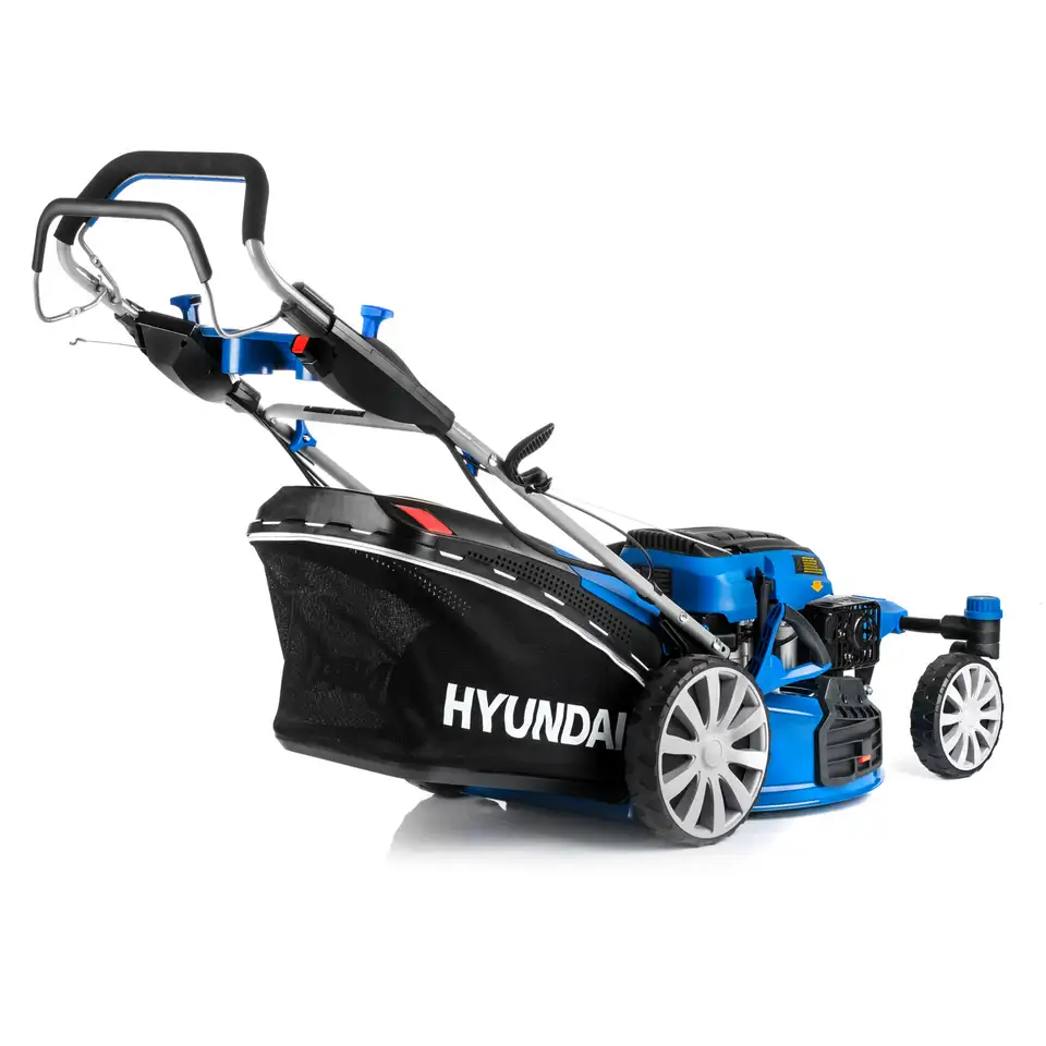 Самоходная бензиновая газонокосилка hyundai l 5110rse с электростартером, фотография 3