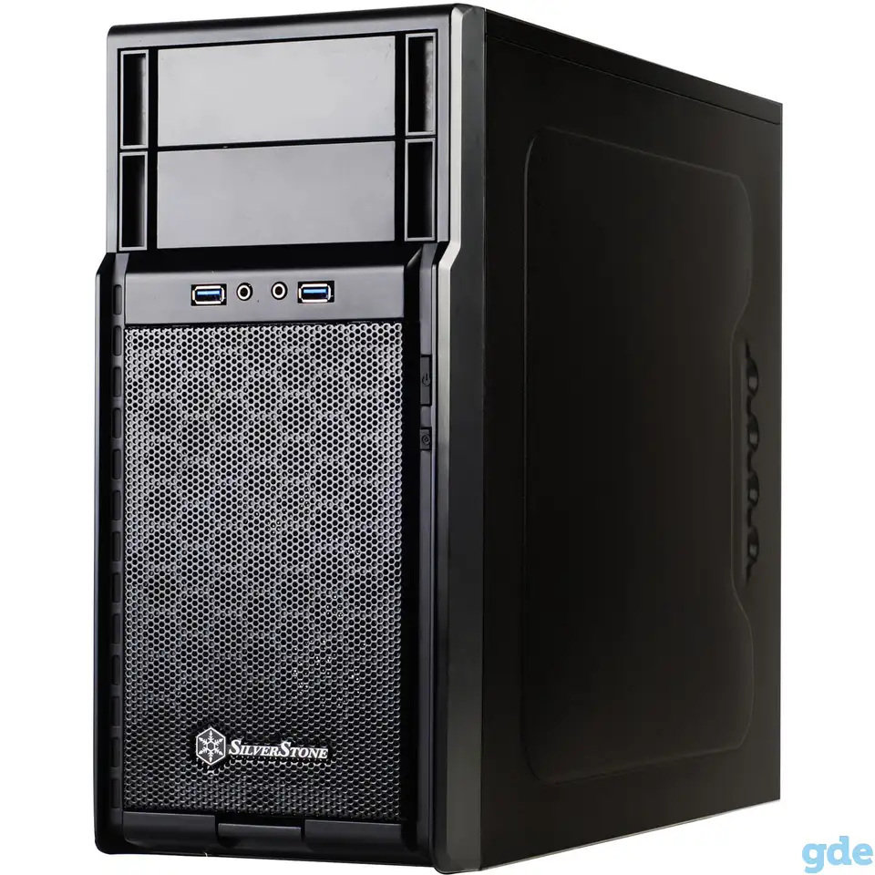 Корпус silverstone precision ps08 black без бп sst-ps08b, фотография 1