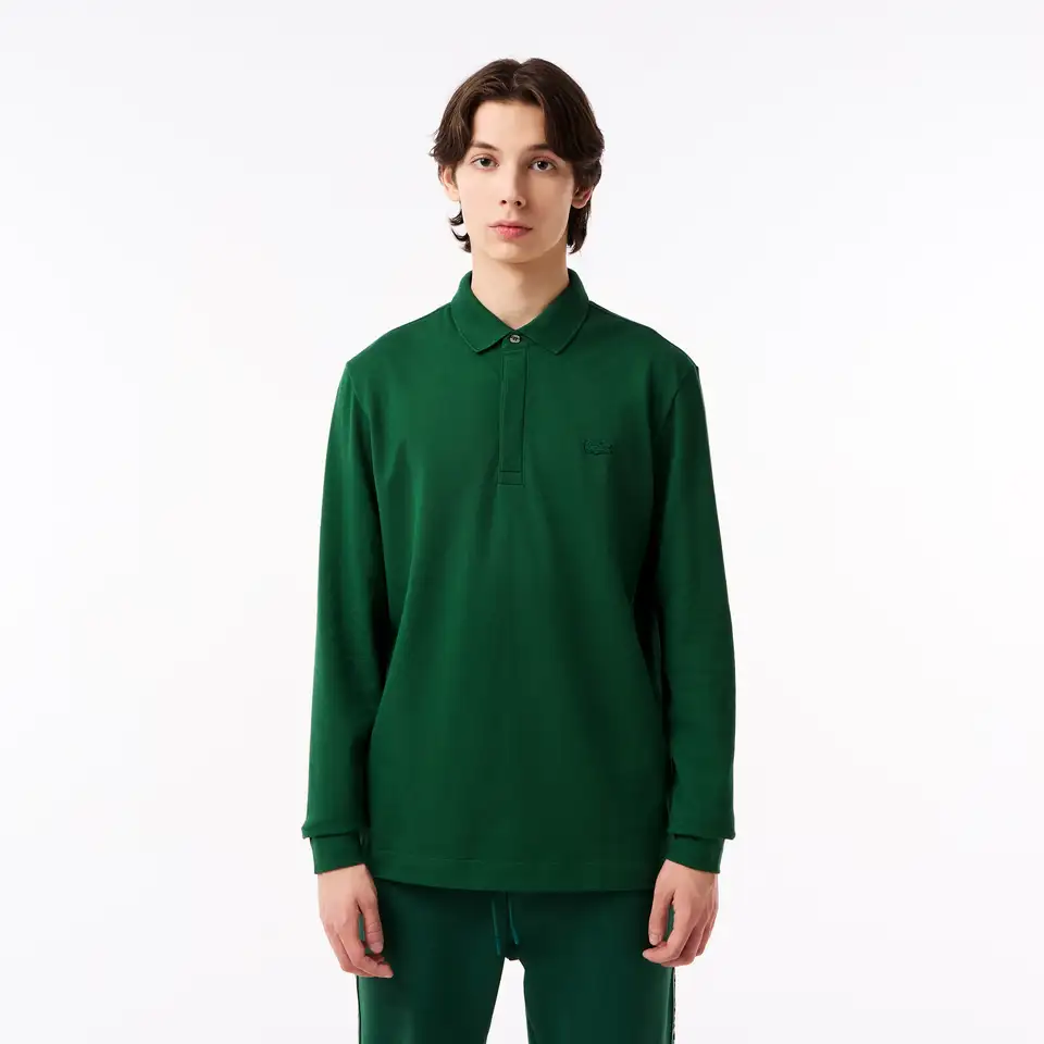 Мужское поло lacoste с длинным рукавом, фотография 1