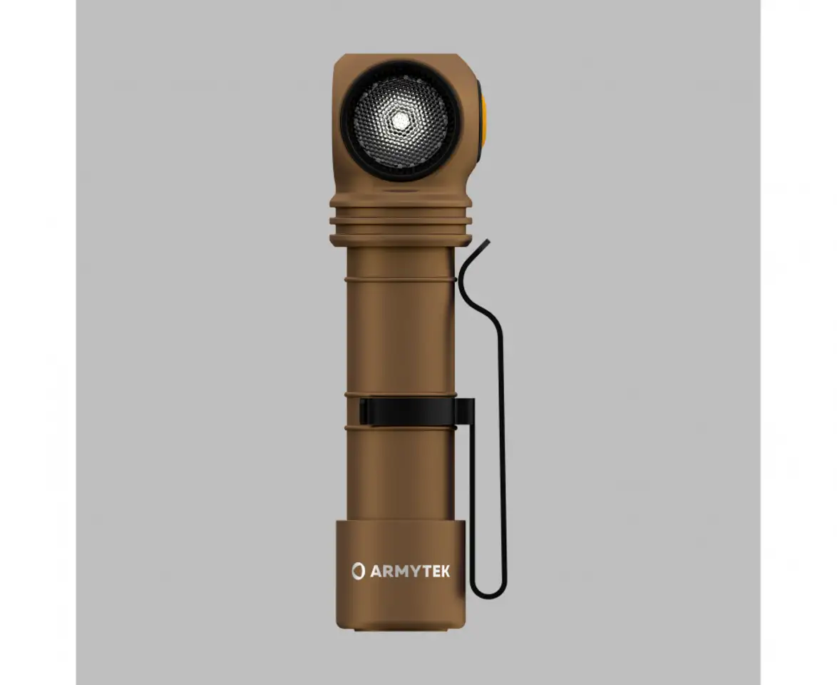 Налобный мультифонарь armytek wizard c2 pro sand white, фотография 1