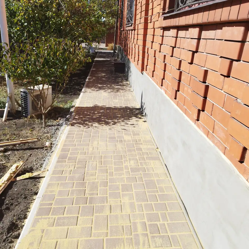 Укладка тротуарной плитки, фотография 7