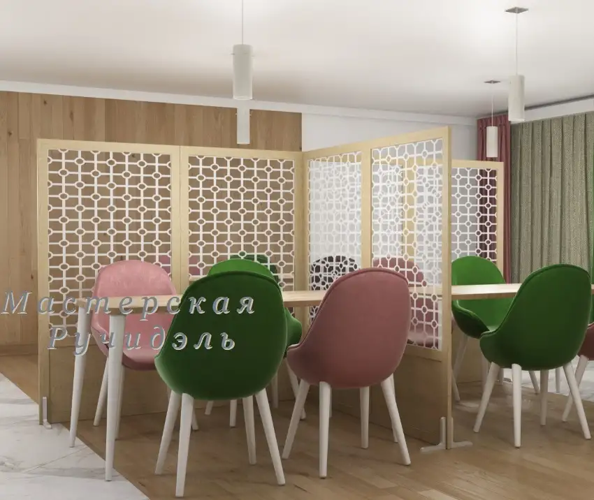 Перегородки для кафе и ресторанов, фотография 12