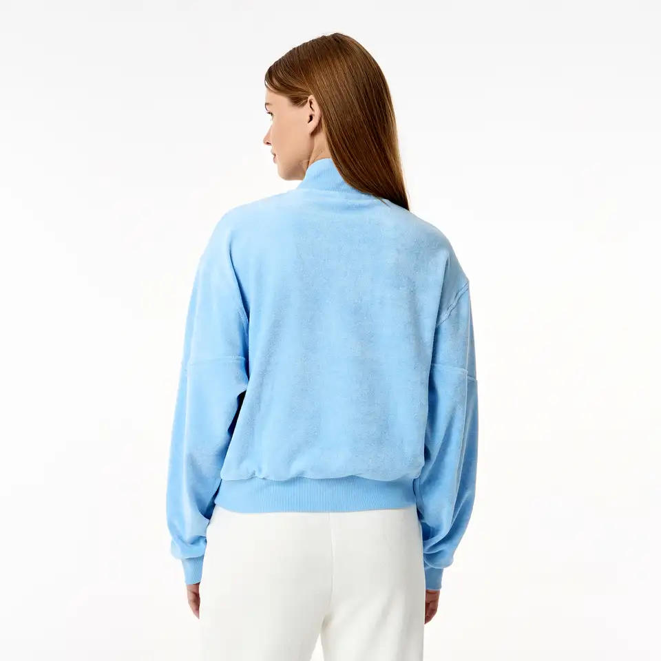 Женская толстовка lacoste без капюшона, фотография 2