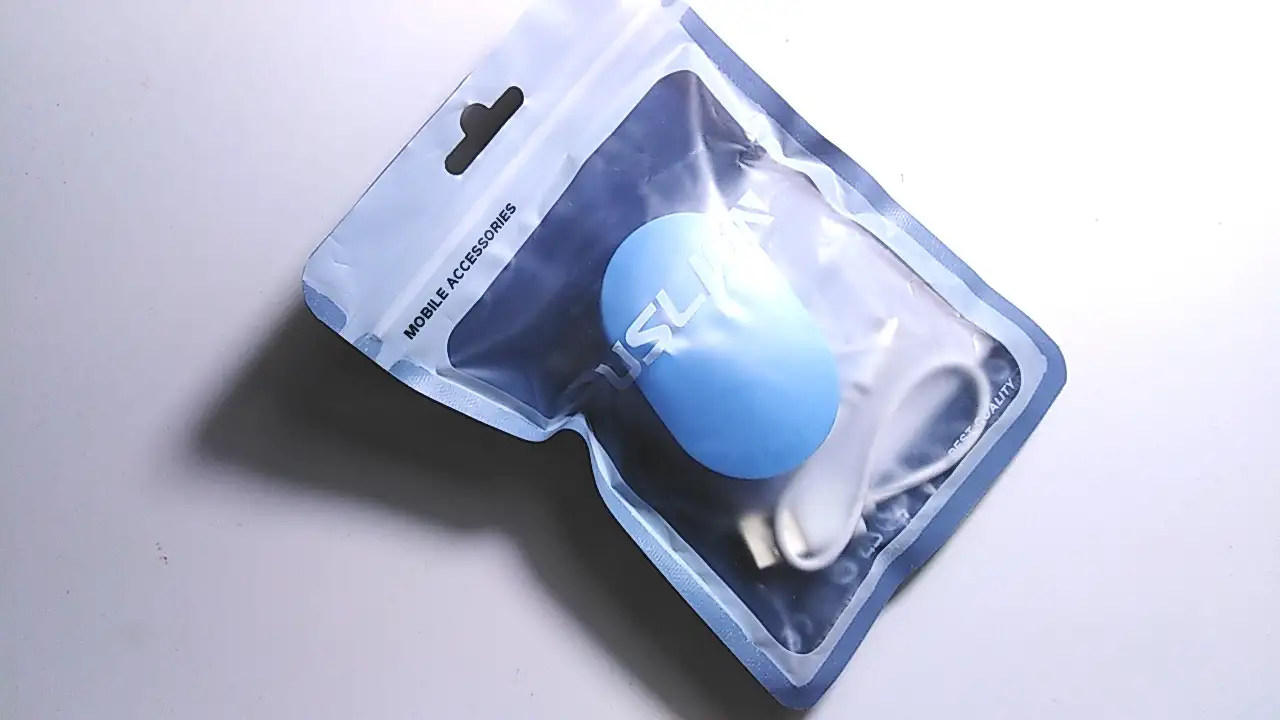 Bluetooth-гарнитура беспроводная A6S TWS голубой кейс, фотография 10