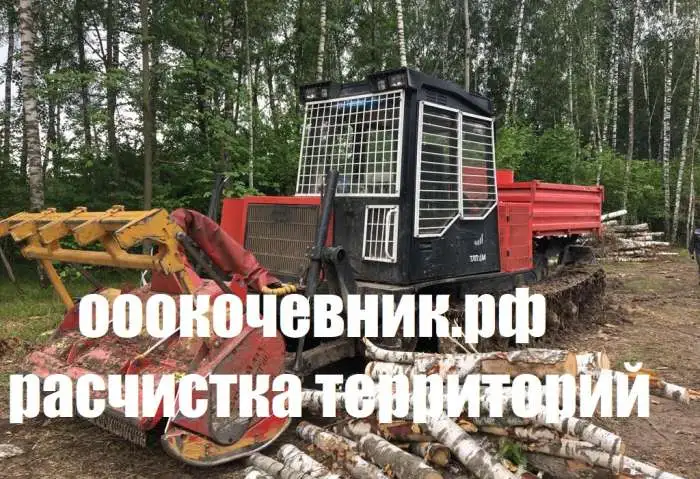 Услуги/Аренда Мульчера. Комплексная расчистка с/х полей. Валка леса. Мульчер бульдозер ООО «Кочевник», фотография 3