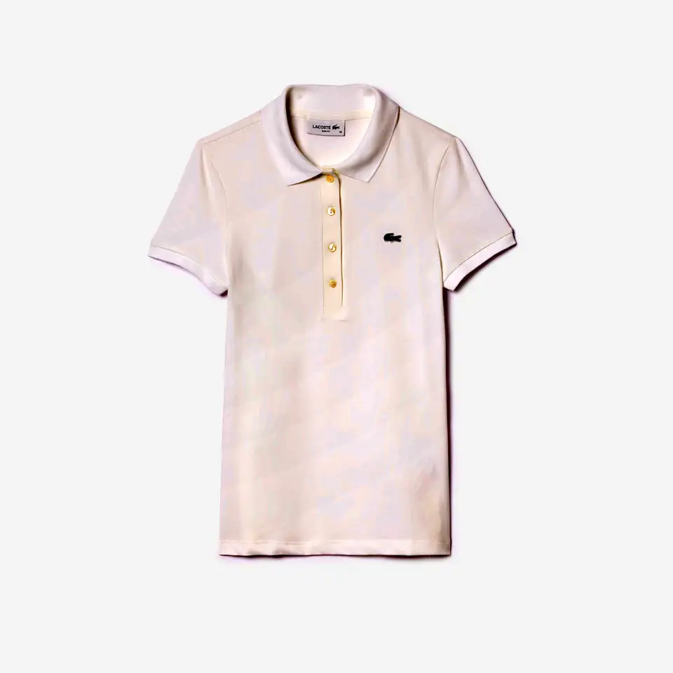 Женское поло lacoste l12.12 slim fit, фотография 5