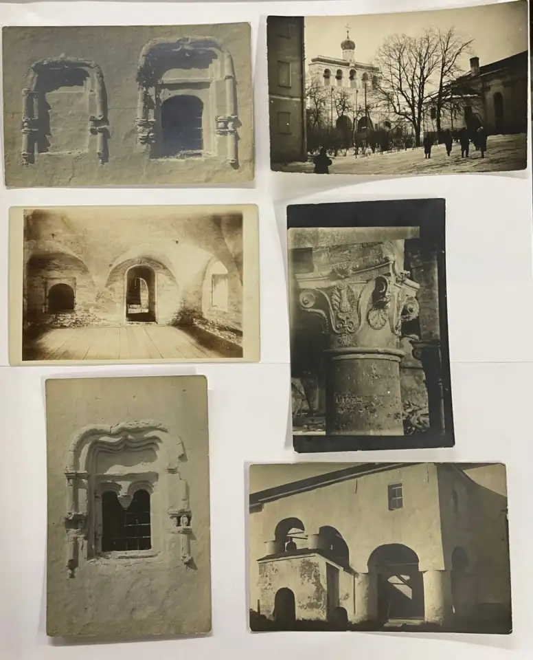 Шесть старинных фотографий Зодчество древнего Пскова. Отто Парли. Псков, начало 1900-х гг., фотография 1