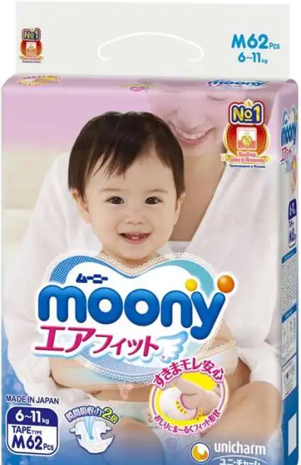 Японские памперсы Moony Marries Goo.n, фотография 7