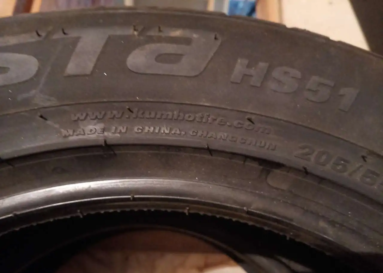 Шины kumho hs51 205.55.16, фотография 2