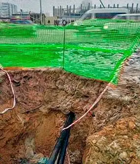 Прокол под дорогой для замены труб, фотография 1