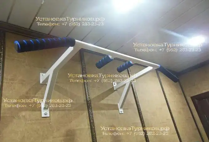Установка настенных турников, фотография 1