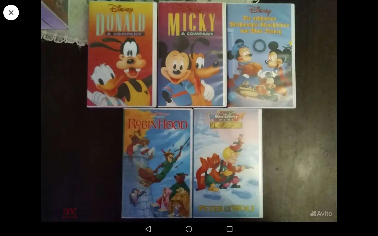 Видеокассеты Walt Disney Classics Collection  80s-90s, фотография 2