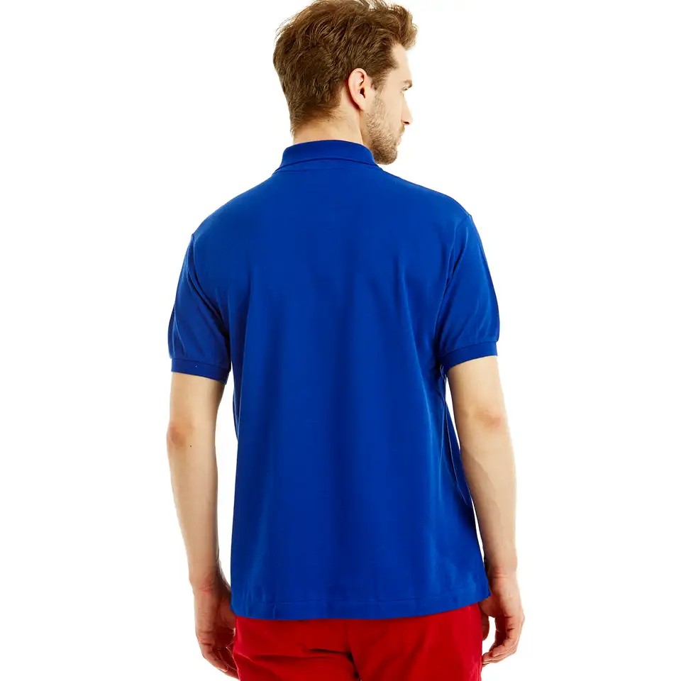 Мужское поло lacoste l1212 classic fit, фотография 2