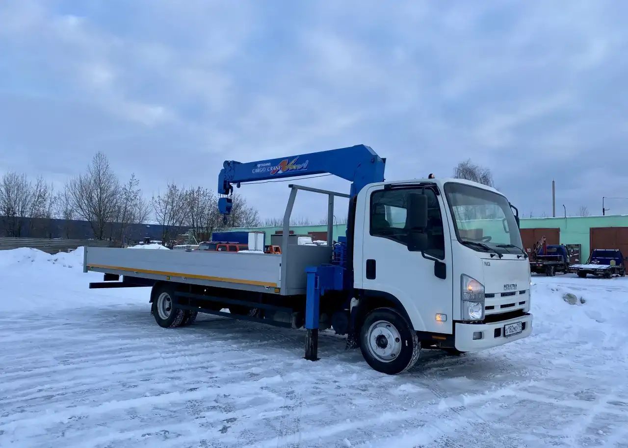 Isuzu NQR 90 манипулятор Tadanoгод, фотография 1
