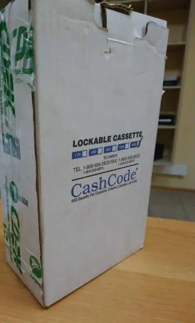Кассета для Cash Code SM на 1500 купюр оригинал Канада, фотография 1