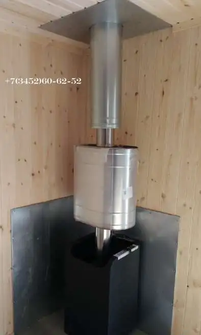 Баня мобильная 4 м х 2,3 м х 2,6 м с обшивкой из вагонки., фотография 6