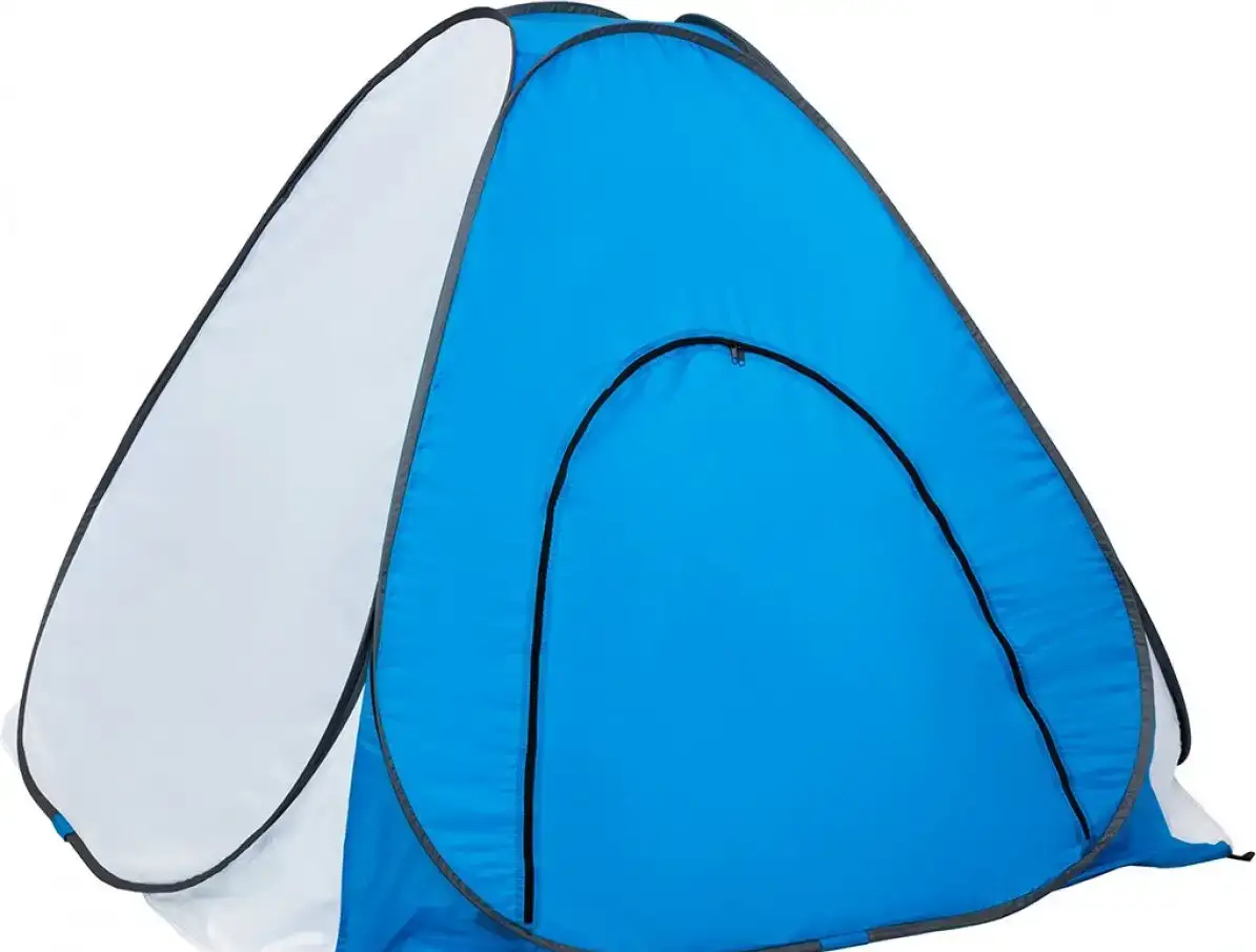 Зимняя палатка автомат premier fishing 1,8х1,8 м, дно на молнии, фотография 2