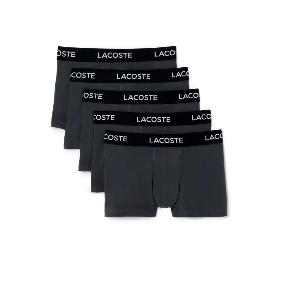 Однотонное мужское нижнее бельё lacoste (5шт.), фотография 5