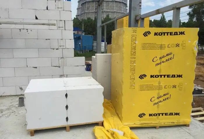 Газобетонные блоки, Коттедж., фотография 1