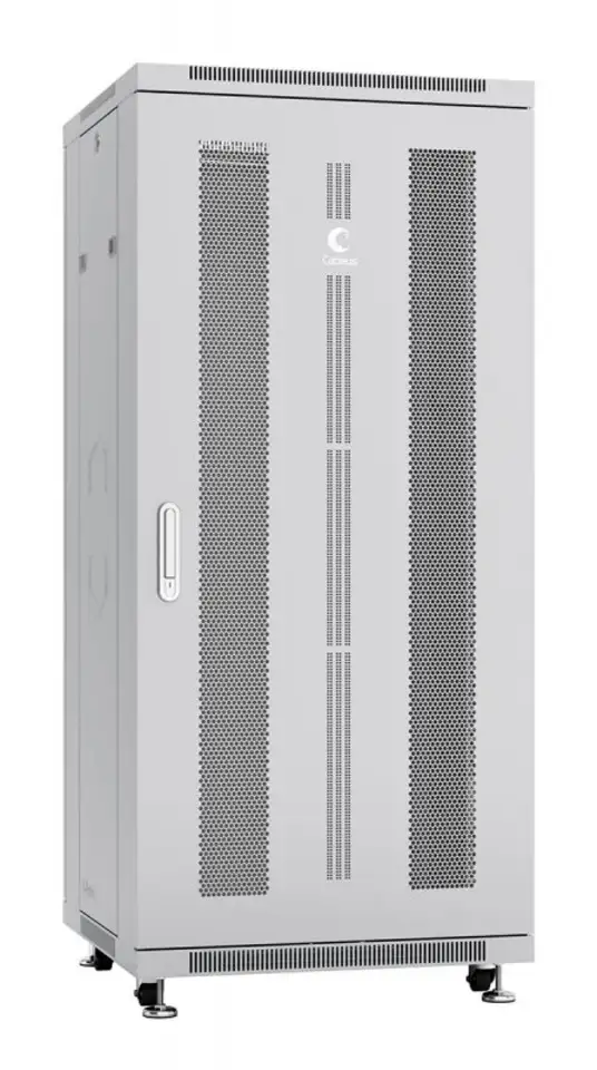 Шкаф серверный cabeus nd-05c-47u80/80 47u 800мм дверь металл, серый, фотография 1