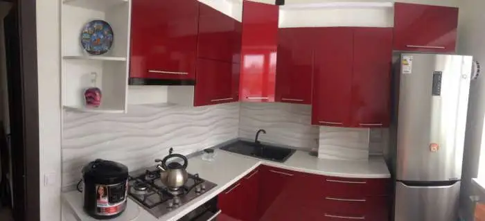 Кухни шкафы прохожие на заказ, фотография 6