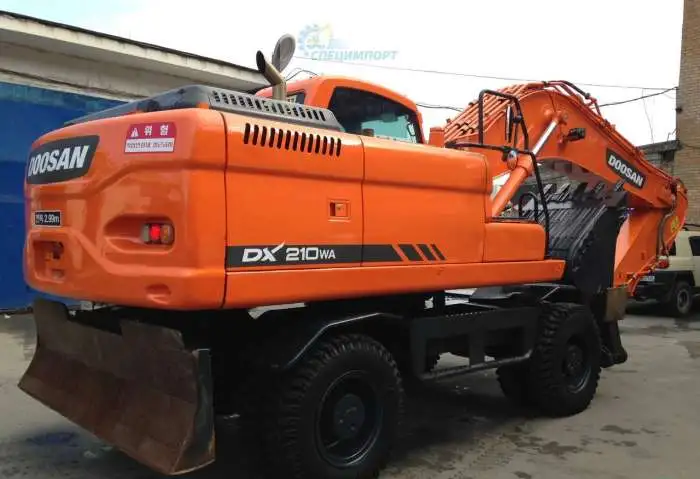 Колесный экскаватор Doosan DX210WA в Самаре от официального представителя завода в РФ, фотография 3