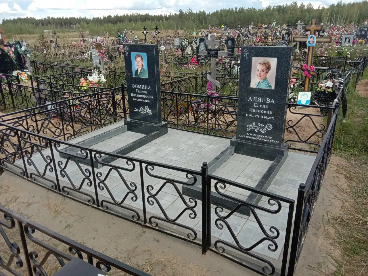 Благоустройство мест захоронений. Памятники, фотография 13