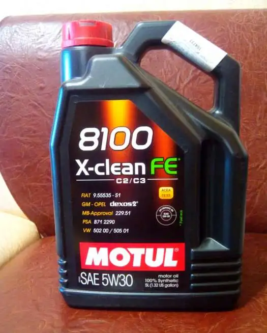 Масло Мотюль Motul 8100 X-Clean 5w30 5л, фотография 1