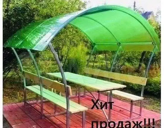Беседки дачные, уютные, не дорогие, фотография 1