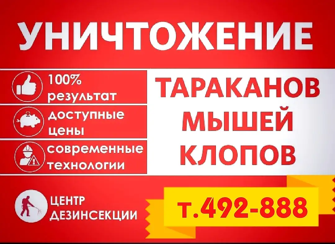 Обработка от клопов и тараканов в Омске, фотография 1