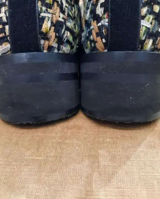 Chanel Ботинки black tweed, фотография 5
