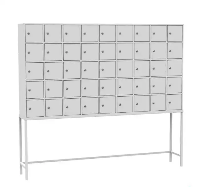 Шкаф абонентский на подставке (45 ячеек) ТИП-2 (без окошек), фотография 1