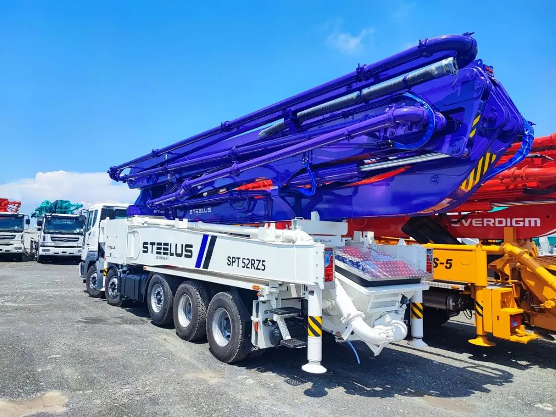 Автобетононасос STEELUS SPT52RZ5 шасси DAEWOO NOVUS CT9C8, фотография 3