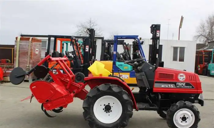 Японский мини трактор MITSUBISHI MTX15Dс, фотография 2