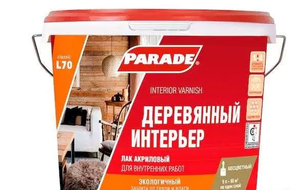 Лаки PARADE, для всех типов поверхности, фотография 3