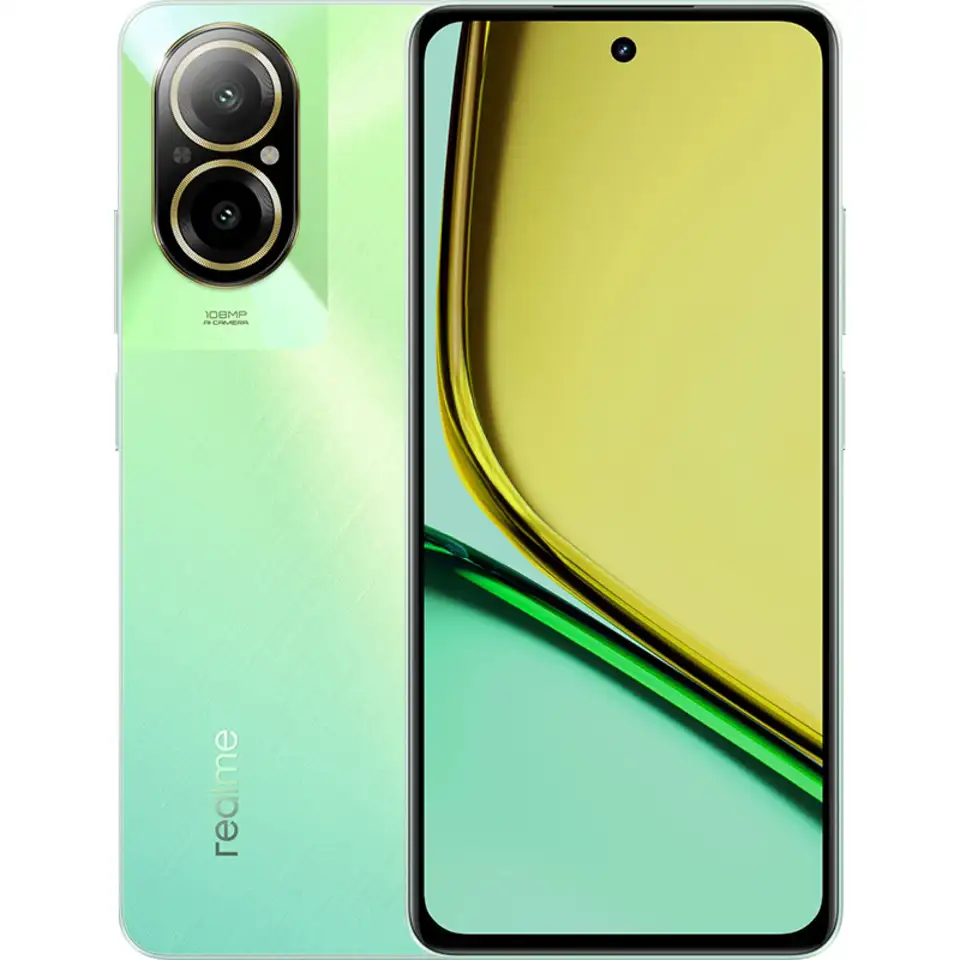 Смартфон realme c67 8/256gb зеленый оазис ru, фотография 2