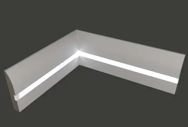 Плинтусы для подсветки LED PN 080, фотография 3