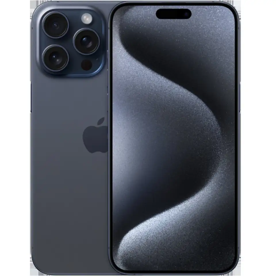 Смартфон apple iphone 15 pro 256gb blue titanium (dual sim) для, фотография 1