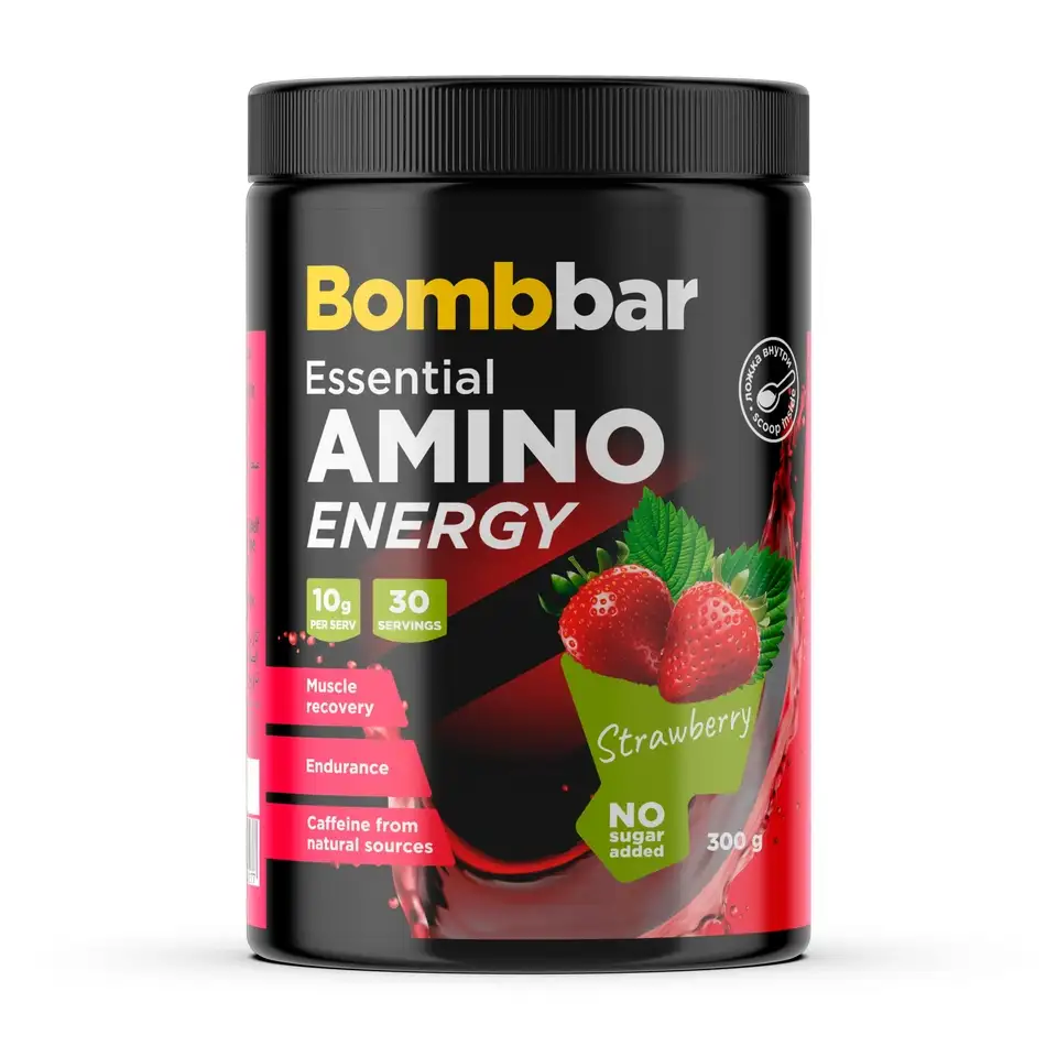 Amino energy bombbar pro - клубника (300г), фотография 1
