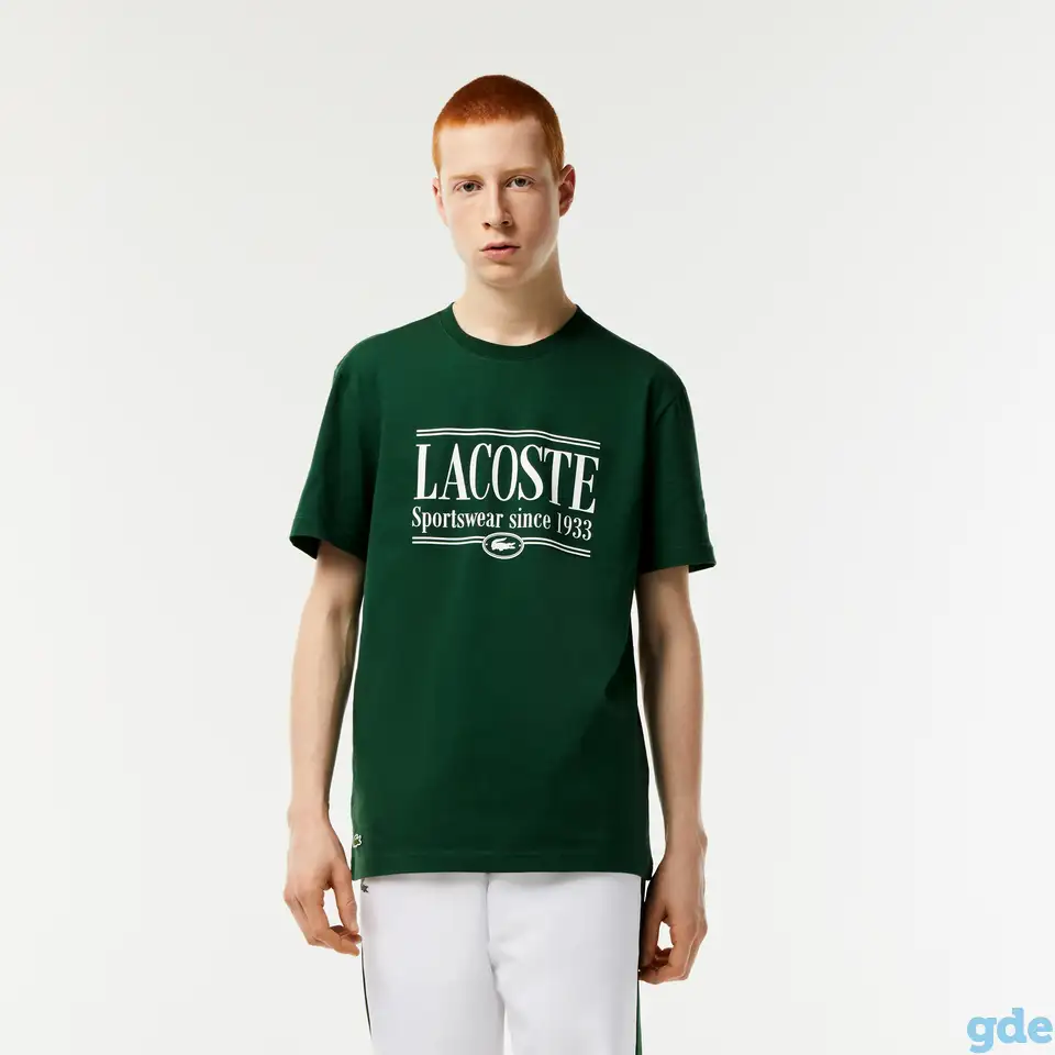 Мужская футболка lacoste regular fit, фотография 4